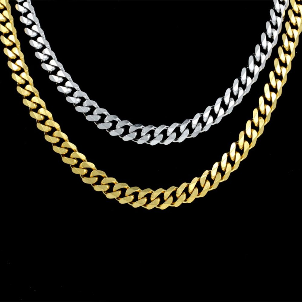Stylish and Durable: 18K Gold PVD Plated Stainless Steel Necklace - Waterproof